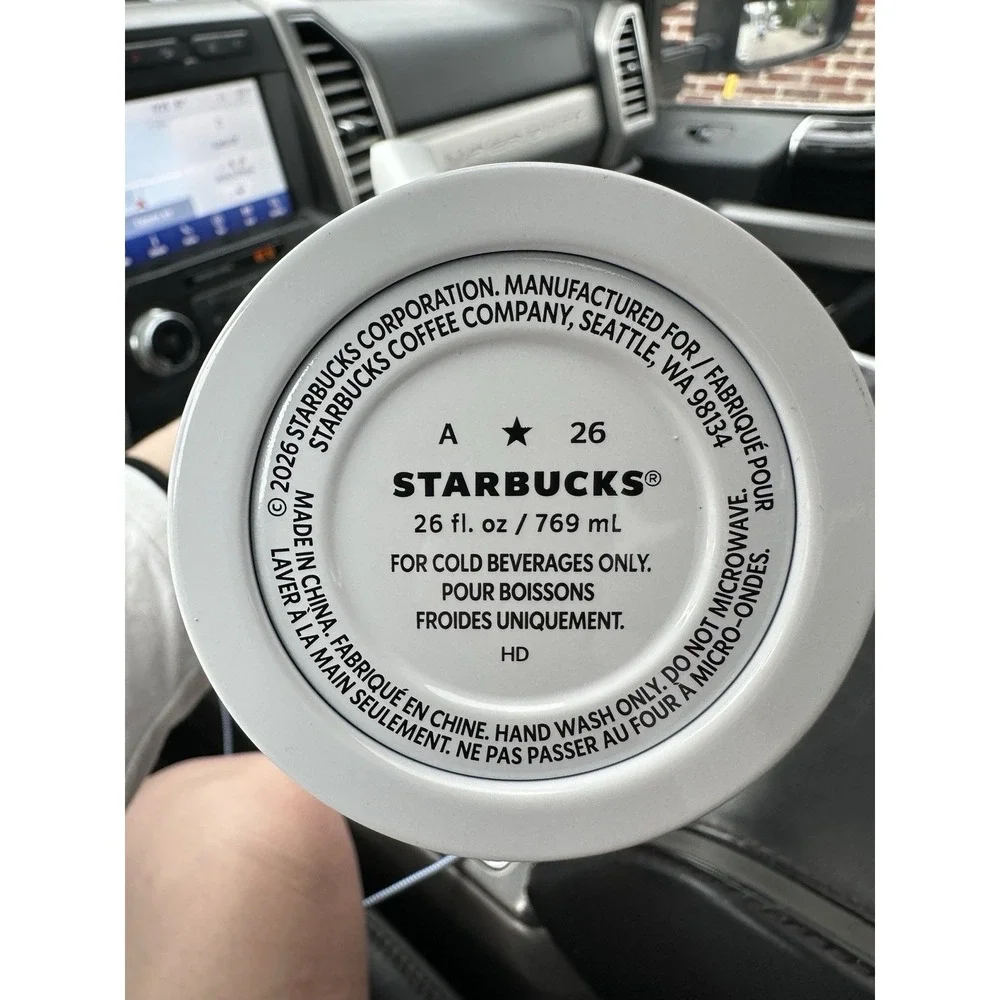 2026 MIFFY X STARBUCKS Stainless Steel‎ Cold Cup 26oz - Fast Shipping